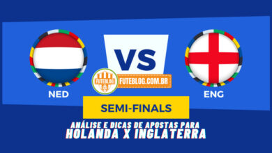 Apostas para Holanda x Inglaterra